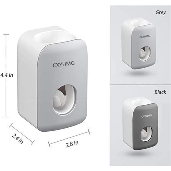Toothpaste Dispenser 2 PCS Automatic Squeezer Dispenser for Bathroom - Picture 3 of 7